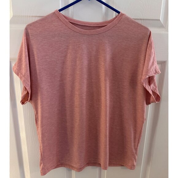 Tops - Light Pink/Orange Loose tshirt size M